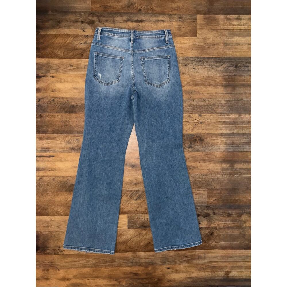 Fly monkey women’s distressed flare jeans - Picture 4 of 16